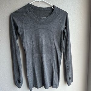 Lululemon Swiftly Tech Long Sleeve Shirt Gray Size 4